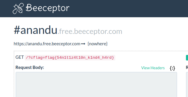 flag{54n1t1z4t10n_k1nd4_h4rd}